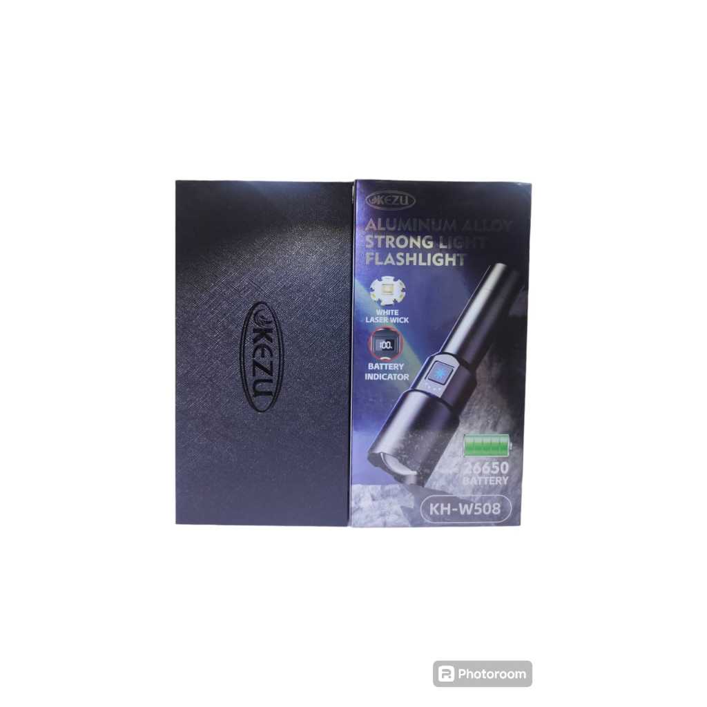 KH W508 Kezu Aluminium Alloy ไฟฉายแสงที่แข็งแกร่ง