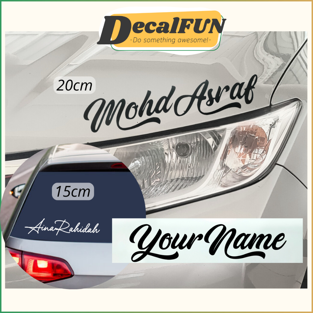 LUBRIX ที่กําหนดเองชื่อสติกเกอร์ Stiker ที่กําหนดเองไวนิล ORACAL 651 Stiker Kereta Stiker Moto Tahan