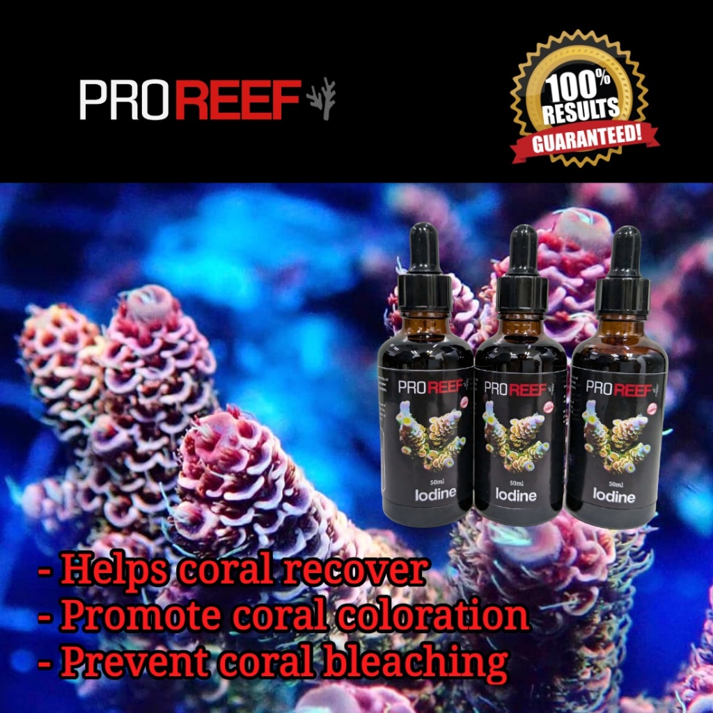 Pro reef ไอโอดีน lugol 50ml อาหารเสริมรีฟ