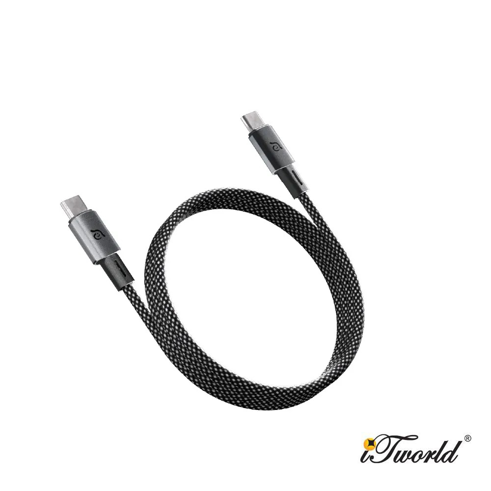 Adam องค์ประกอบ CASA MS100 USB-C ถึง USB-C 60W สายชาร์จแม่เหล็ก 100 ซม.