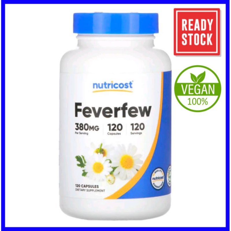 Nutricot Feverfew อาหารเสริม 380มก. 120Veggie Capsule