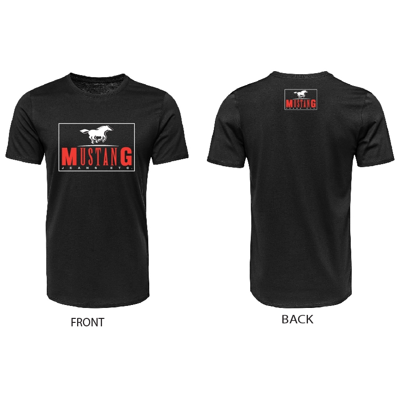 เสื้อยืด MUSTANG COTTON และ MICROFIBER
