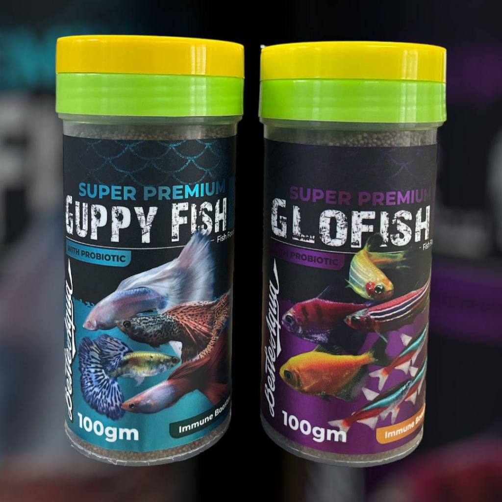 Makan Ikan GLOFISH / GUPPY FISH BESTE AQUA SUPER PREMIUM