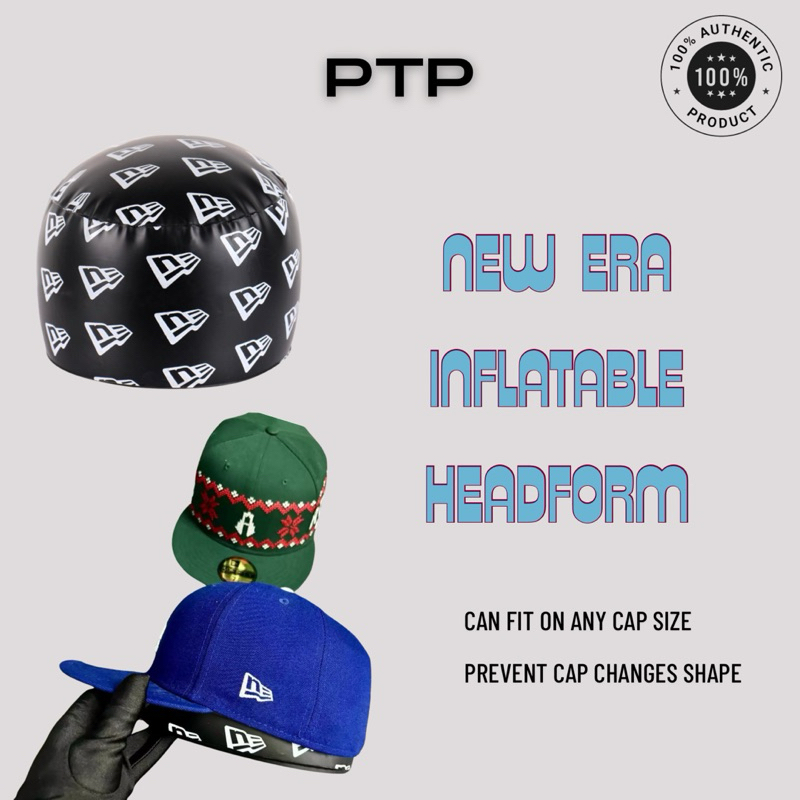 New Era Inflatable HeadForm สําหรับหมวกติดตั้งหมวกเบสบอลหมวก