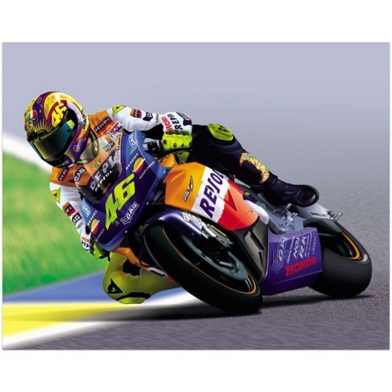 1/12 Valentino Rossi 46 2002 RC211V พร้อมฟิกเกอร์