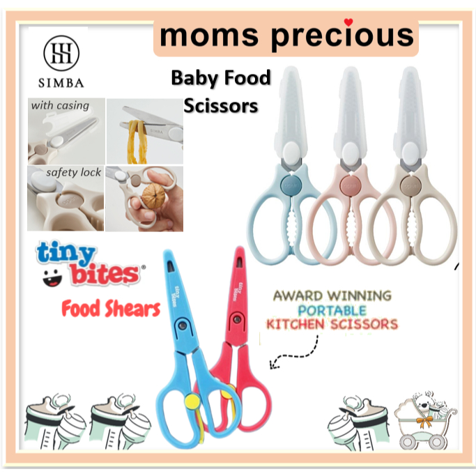 Simba กรรไกรอาหารเด็ก Best Yummy Scissors / Tiny Bites Food Shears