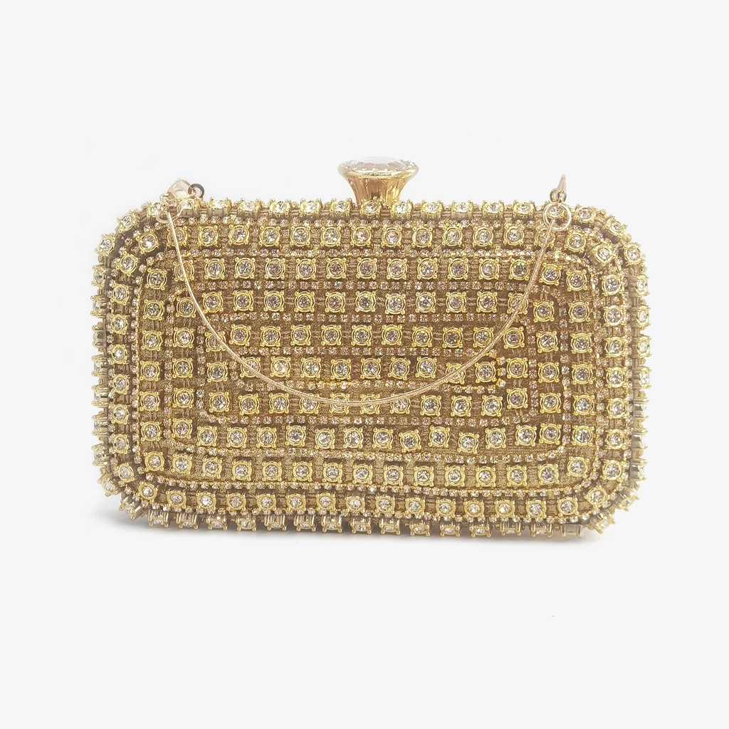 Rhinestone Luxury Dinner Bag Shining Zircon Party Bag Evening Clutch Bag ความจุขนาดใหญ่