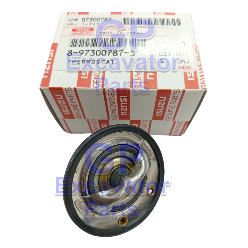 ZX200-3/ZX240-3/4HK1 เทอร์โมสตัทเครื่องยนต์รถขุดไฮดรอลิก 85c (8-97300787-3)