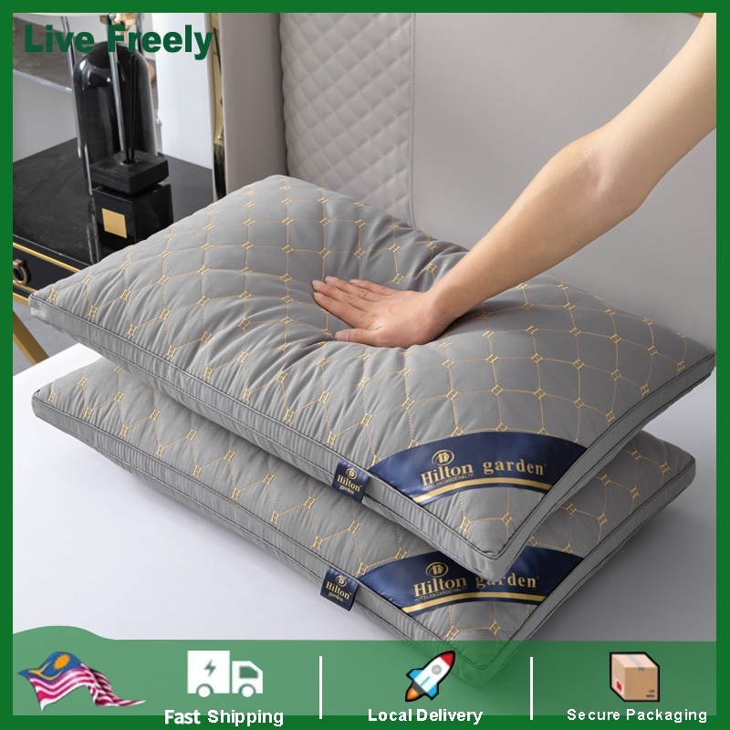 LIVE FREELY Hotel Hilton หมอนนอนสบาย Bantal Hilton Bantal Tidur Home Living หมอน 头