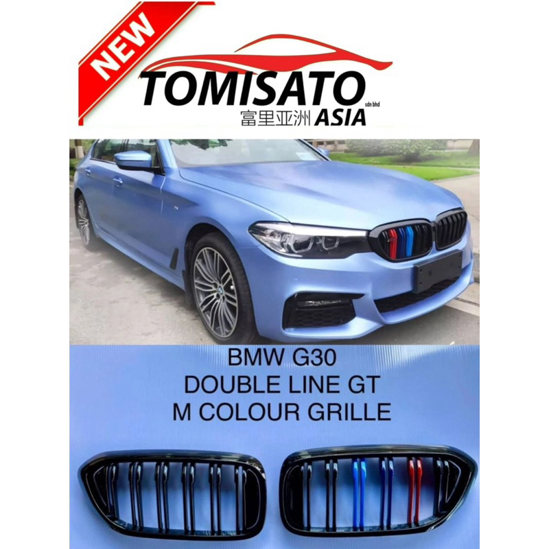 BMW G30 530i DOUBLE LINE GT COLOUR GRILLE