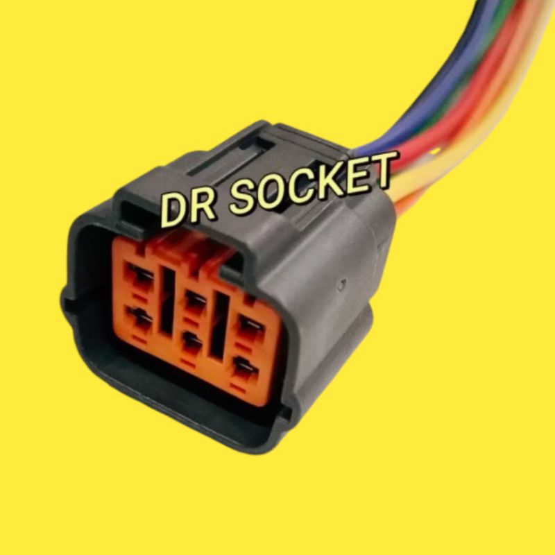 6 PIN PROTON SAGA BLM FLX HEADLAMP SOCKET CONNECTOR