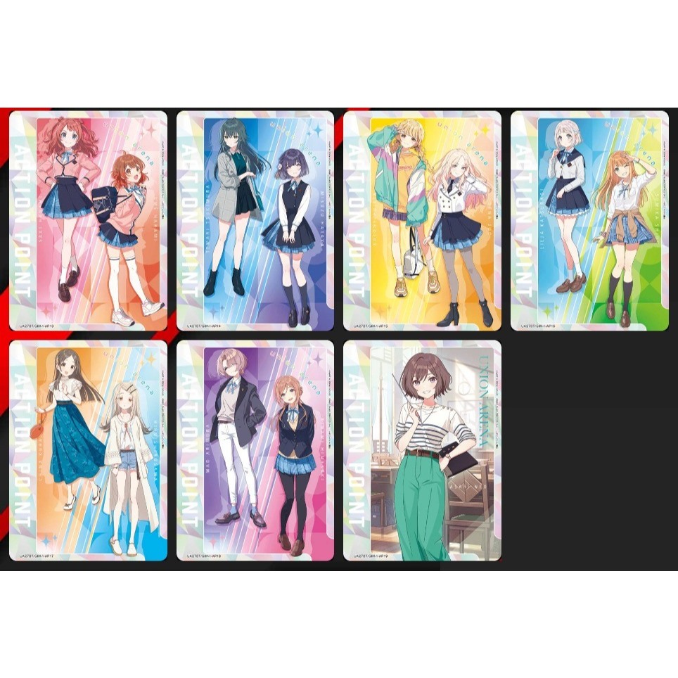 Union Arena Gakuen IdolMaster UA27BT จุดแอ็คชั่นที่ไม่ใช่ฟอยล์