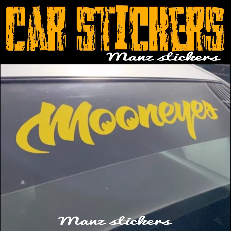 Stiker MOONEYES D1 / สติ๊กเกอร์ติดรถ MOONEYES