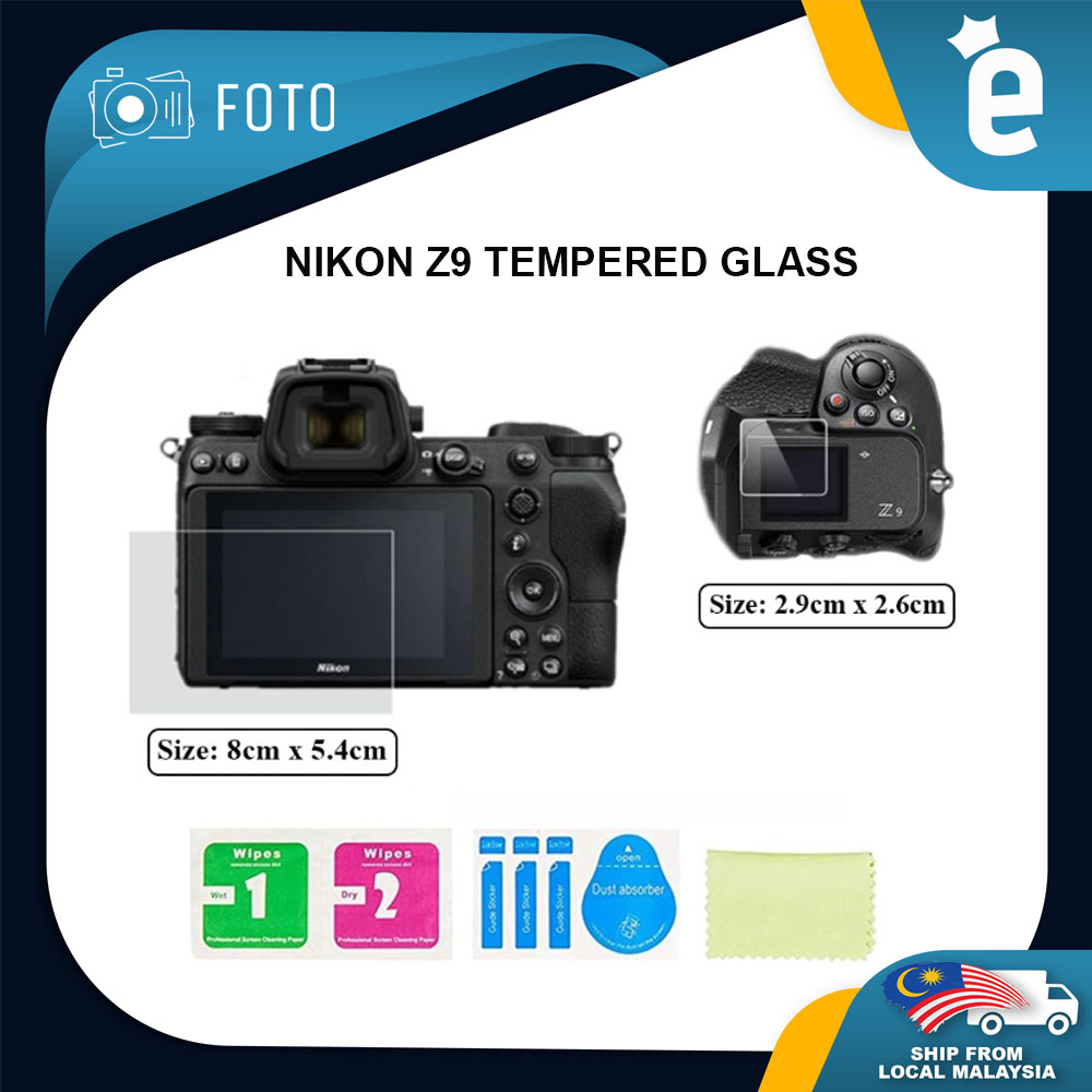 FOTO Nikon Z9 กระจกนิรภัยป้องกันหน้าจอ Nikon Z9 พร้อมกระจกหน้าจอ info สําหรับ Z8 / Z9