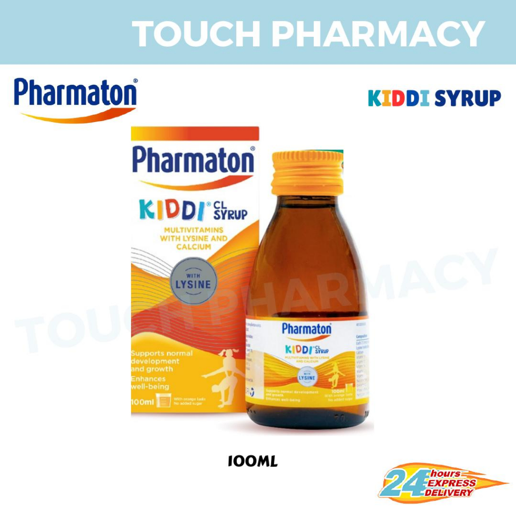 Pharmaton Kiddi Syrup 100ML(EXP 3/25)