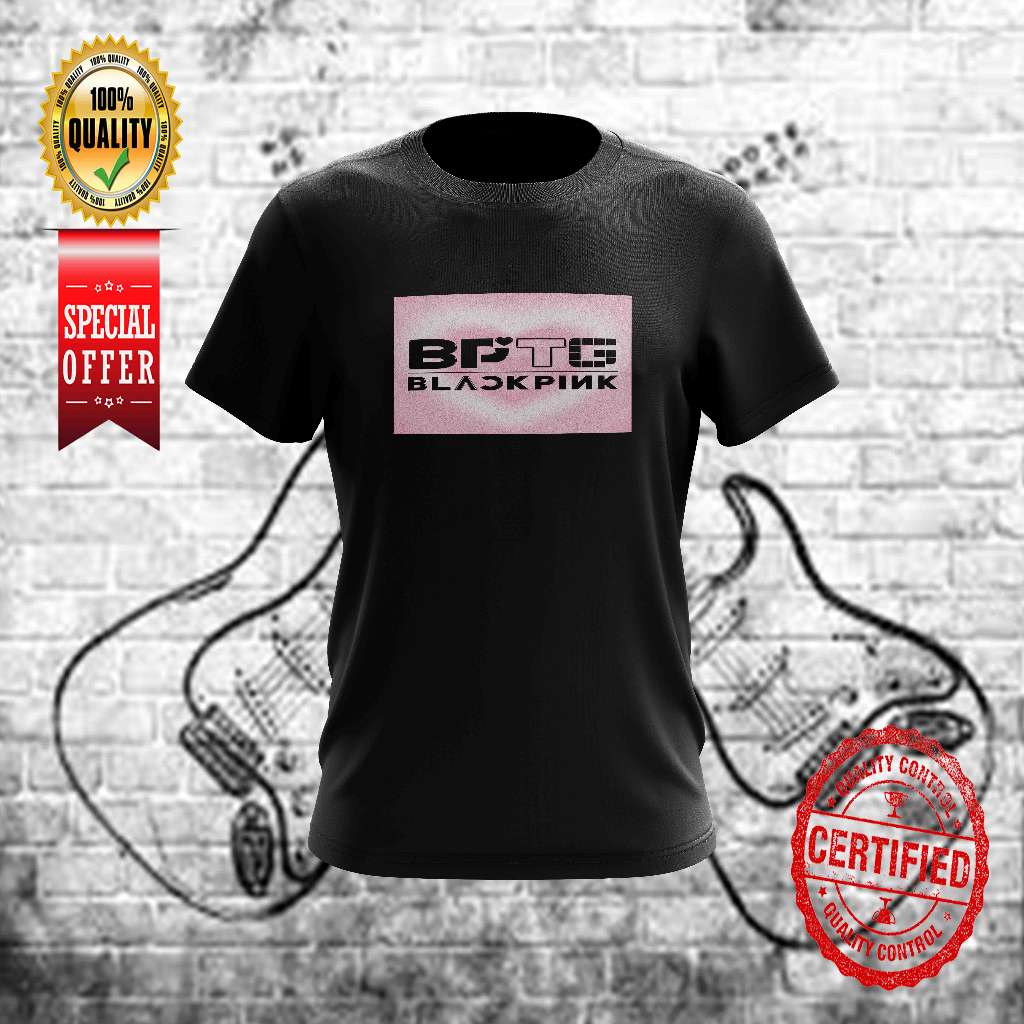 BLACKPINK THE GAME BPTG K POP DESIGN 2 TSHIRT คอกลมสําหรับเด็กและผู้ใหญ่