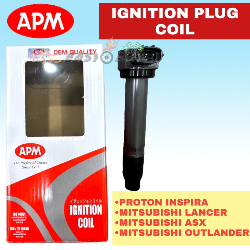 APM IGNITION PLUG COIL - PROTON INSPIRA / MITSUBISHI LANCER ASX OUTLANDER (1832A016 / MR994643)