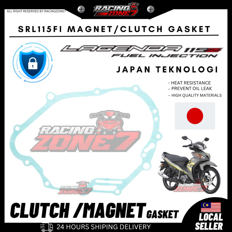 YAMAHA SRL115Fi MAGNET/ CLUTCH GASKET/ SRL115 Fi Magnet Gasket/ Lagenda 115 fi ปะเก็นคลัทช์