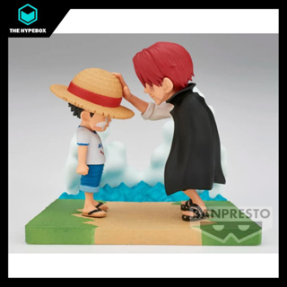 Banpresto - โลโก้ ONE PIECE WORLD COLLECTABLE FIGURE LOG STORIES-MONKEY.D.LUFFY&amp;SHANKS-