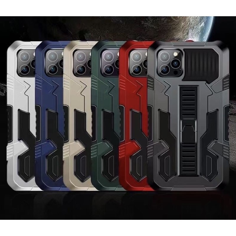 Realme 8 c20 c11 c21 c55 c12 c15 c17 realme 7i Vanguard series เคสโทรศัพท์ปกแข็ง Anti-drop ปลอกยืน