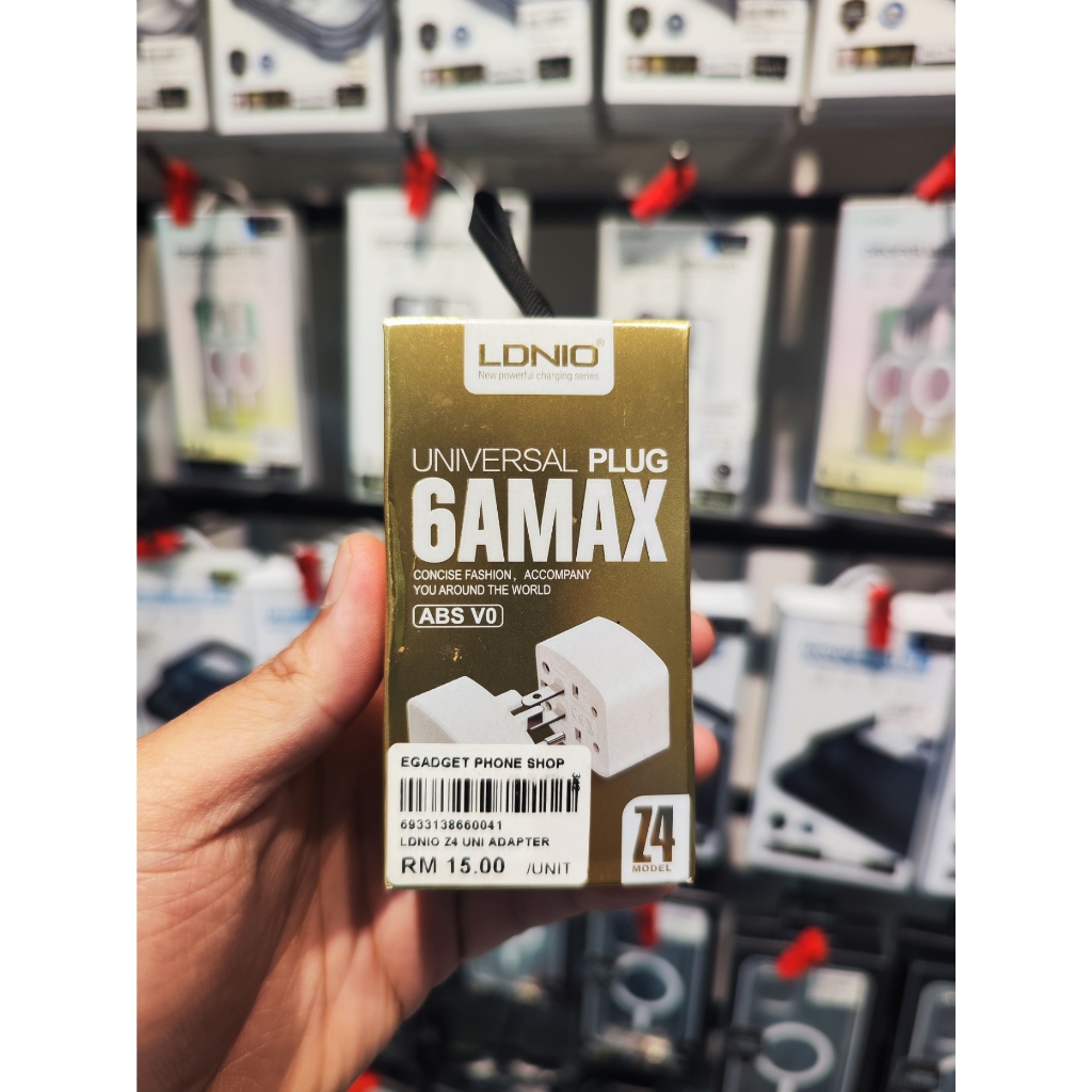 LDNIO Z4 ปลั๊กสากล 6A Max