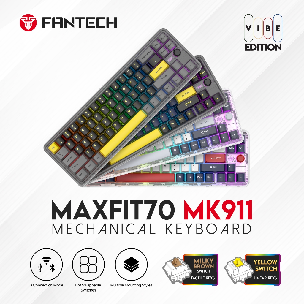 FANTECH MAXFIT70 MK911 VIBE EDITION คีย์บอร์ดเชิงกล