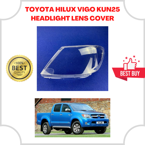 TOYOTA HILUX VIGO KUN25 2005-2011 HEADLAMP COVER HEADLIGHT COVER HEADLAMP LENS HEADLIGHT LENS