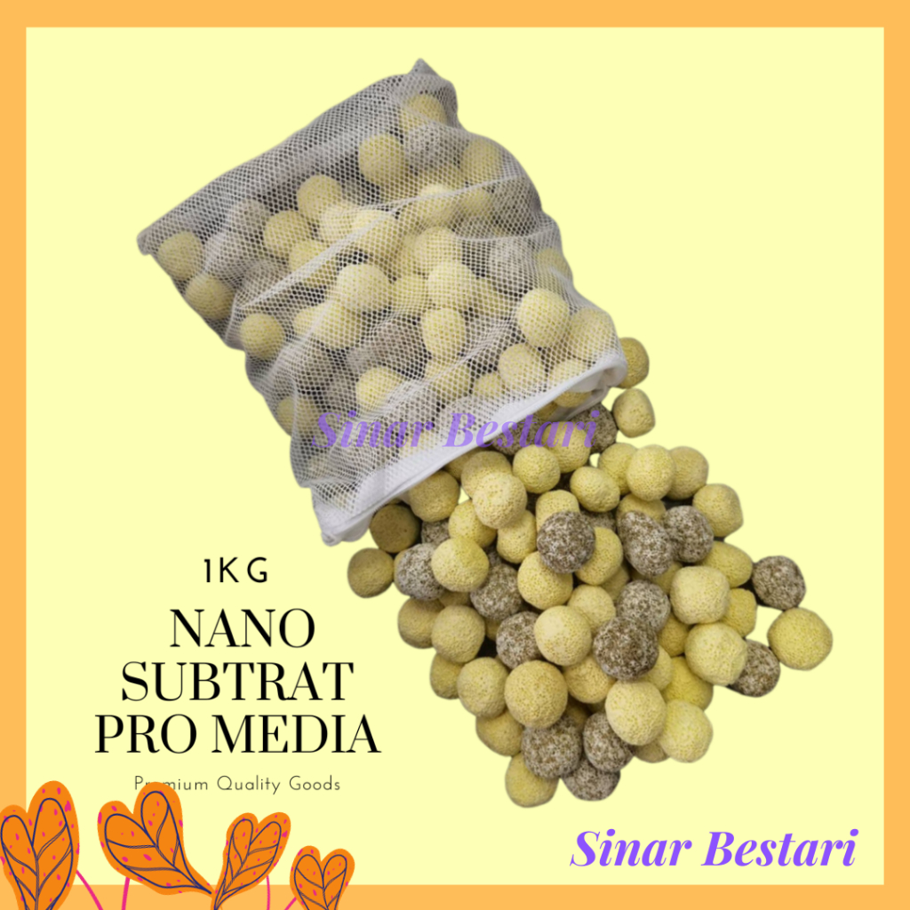 Subtrat Nano Bio Ball โฟมล้างมือพรีเมี่ยมกรอง Media Ring Bacteria House Top Trickle กล่อง Aquarium N