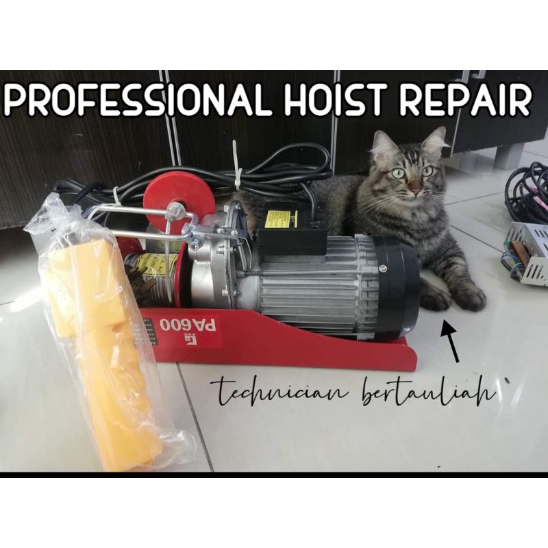 HOIST CRANE / WINCH / MESIN ANGKAT REPAIR