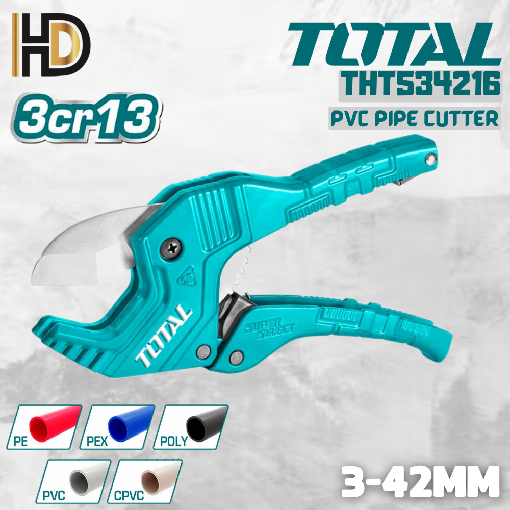 TOTAL THT534216 เครื่องตัดท่อ PVC 3-42MM / THT53425