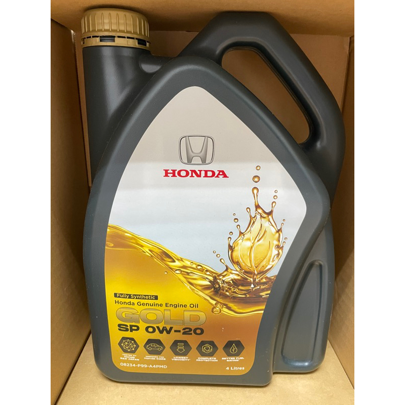 HONDA FULLY 0W-20 4LITERS น้ํามันเครื่อง MINYAK HITAM 4L 0W20 0 20 0-20 0W 20
