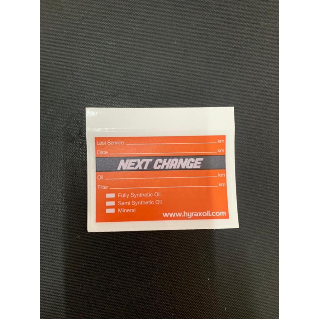 MILEAGE สติ๊กเกอร์ KYRAX OIL