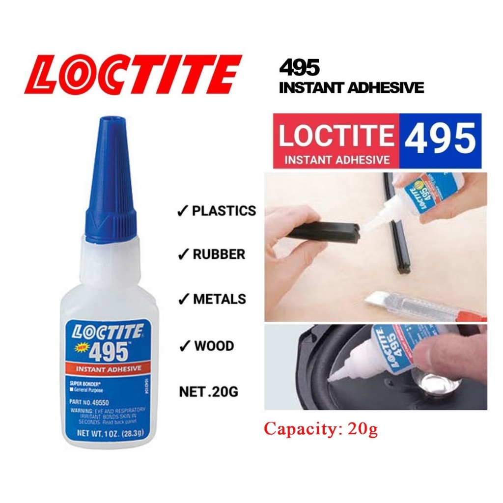 Loctite 495 (20g) กาวสําเร็จรูป Super Bonder