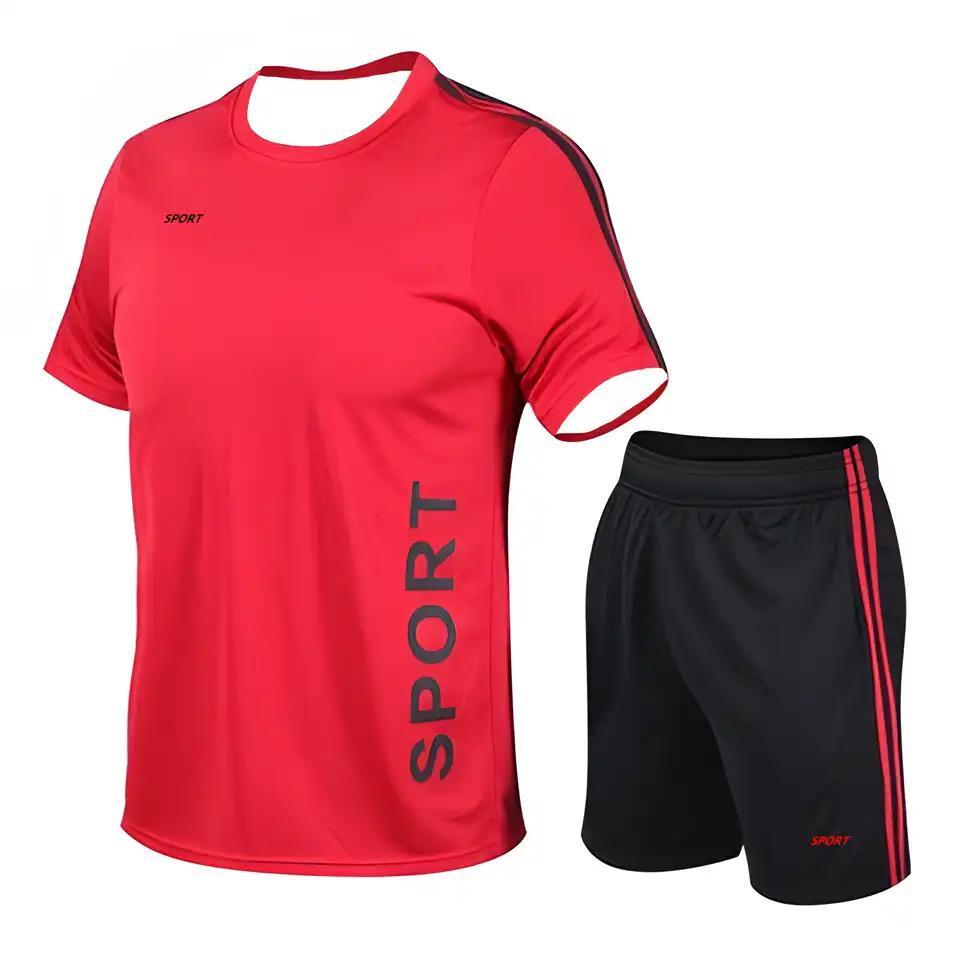 ชุดกีฬา 2in1 TSHIRT+SHORT PURE,MICROFIBER ORGINAL,PRINT T Shirt + Nicker Baju Sports TRAINING