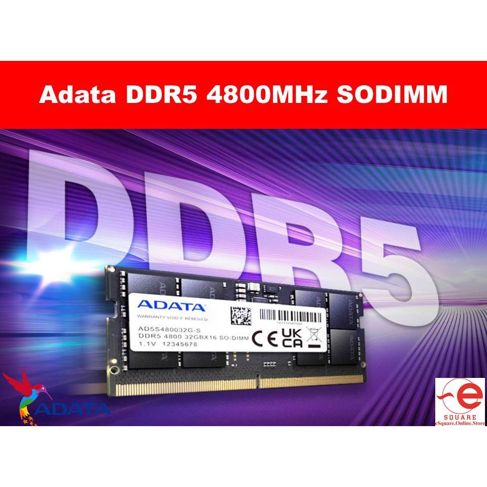 Adata DDR5 4800MHz SODIMM