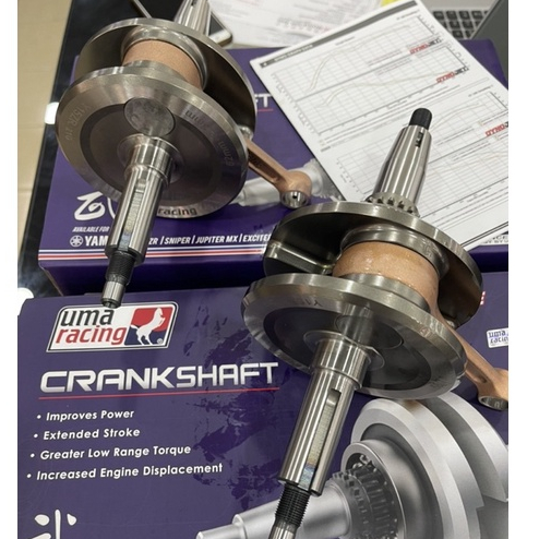 UMA RACING Y15 Y15 CRANKSHAFT JET ROD 58.7MM -ROD 100MM // 62MM-ROD104MM //STANDARD JACK ROD 3.3MM