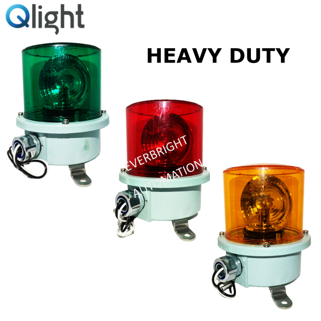 Q-Light Qlight SH1 หลอดไฟ 240V Heavy Duty ไฟหมุนไฟเตือน Beacon Light
