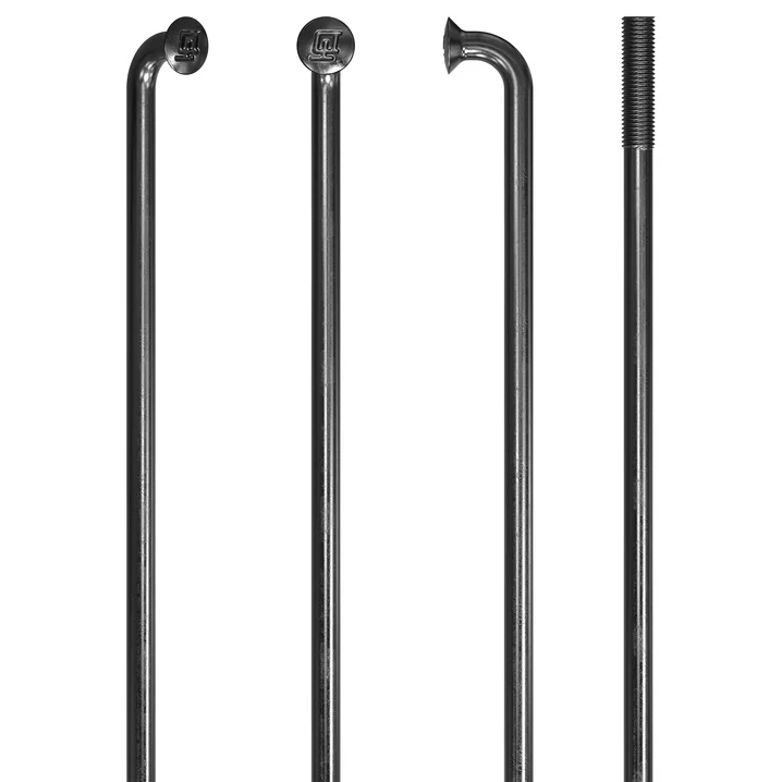 DT Swiss Champion J-Bend BLACK Spoke (10 ชิ้น) อุปกรณ์เสริมชิ้นส่วนจักรยาน