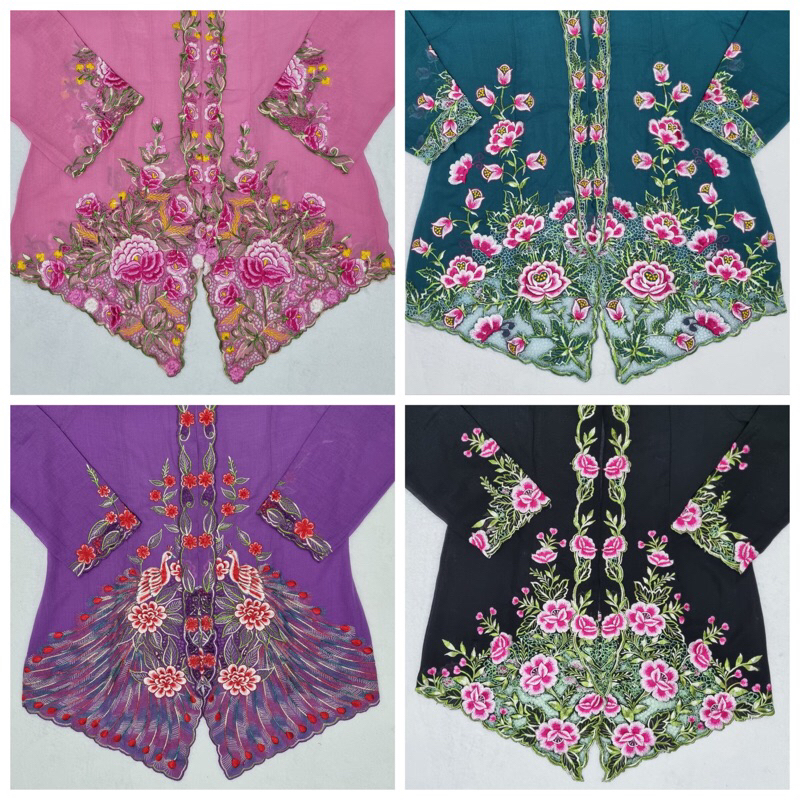 Exclusive Kebaya Nyonya Top - Size SS (ไม่มีปุ่ม)