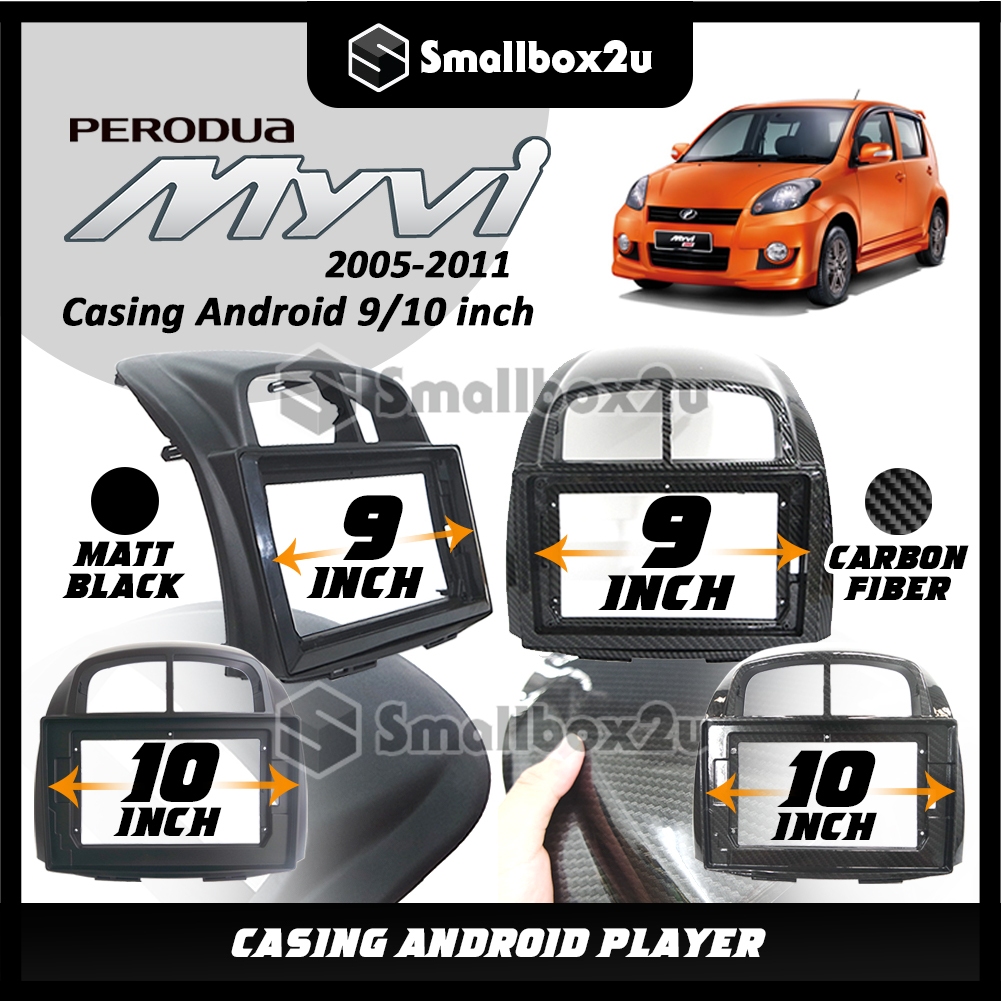 Perodua myvi ezi passo 2005-2011 เคสเครื่องเล่น android 9 นิ้ว 10 นิ้ว พร้อมซ็อกเก็ต