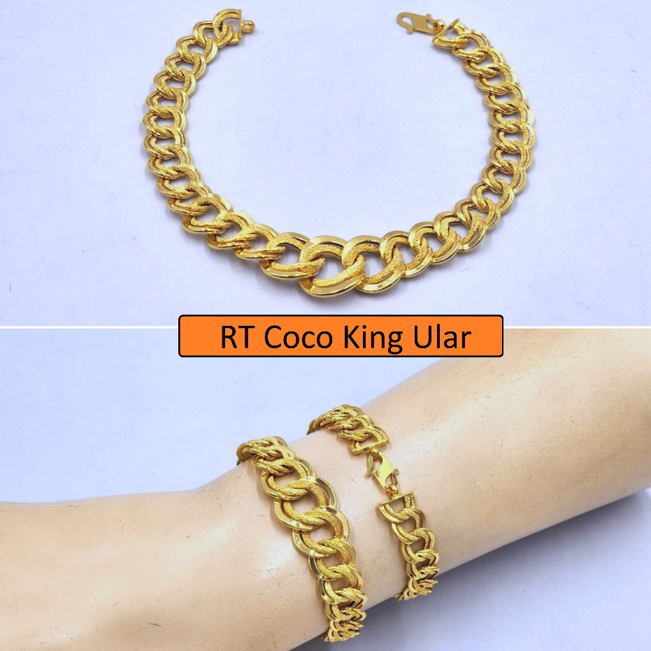 Coco King Hand Chain Hot Design BAJET Gold 916 Gold 916 Gold 916 สร ้ อยข ้ อมือ 916 สร ้ อยข ้ อมือ