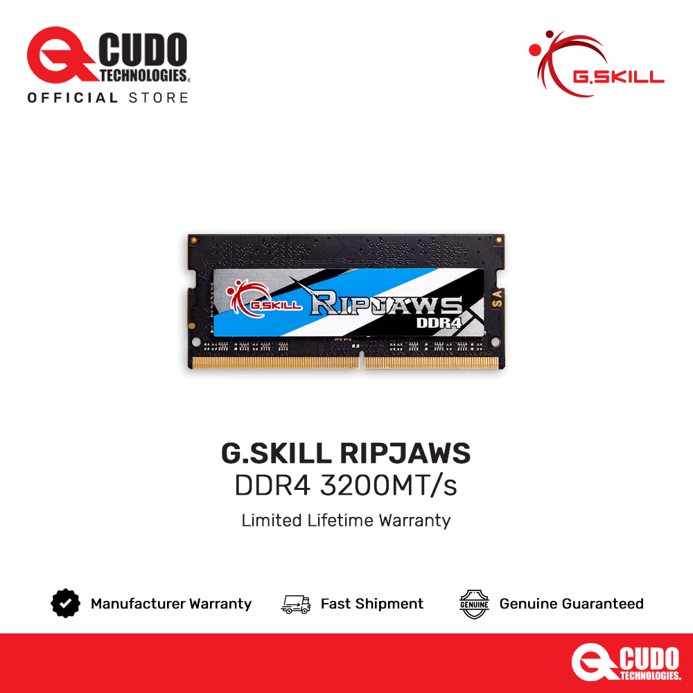 G.skill Ripjaws แรมโน้ตบุ๊ก 3200MHz DDR4 SODIMM