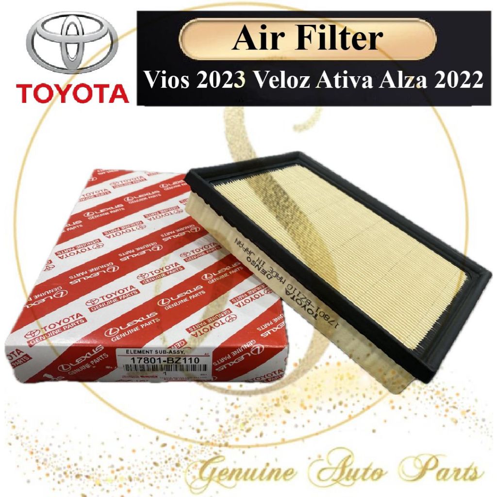 TOYOTA ENGINE AIR FILTER VIOS 2023 VELOZ PERODUA ATIVA 1.0 TURBO ALZA 2022 17801-BZ110