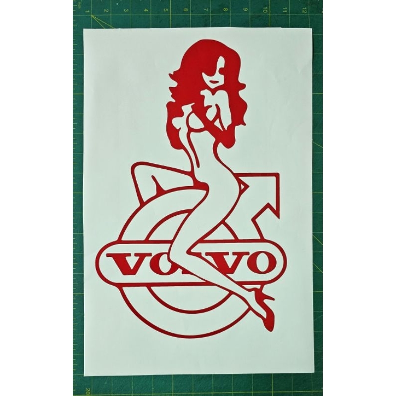 สติ๊กเกอร์ VOLVO, DESIGN VOLVO SESUAI UNTUK CERMIN DAN BODY LORRY, สติ๊กเกอร์ LORI