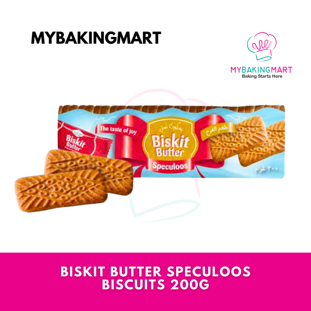 Biskit Butter Speculos Biscuits 200g - Caramelized Biscuits - Biskut Ala Biscoff