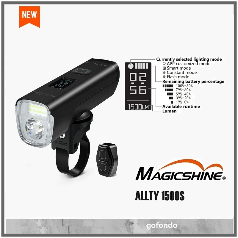 Magicshine ALLTY 1500S ไฟจักรยาน 1500LM แบตเตอรี่แบบหมุนได้