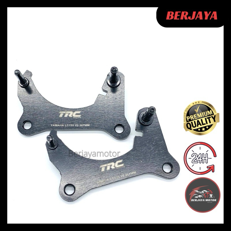 วงเล็บปั๊มคาลิปเปอร์เบรก depan (TRC) y15 y15zr y16 lc135 v1 v2 v3 v4 v5 v6 v7 pnp disc 125 trc racin