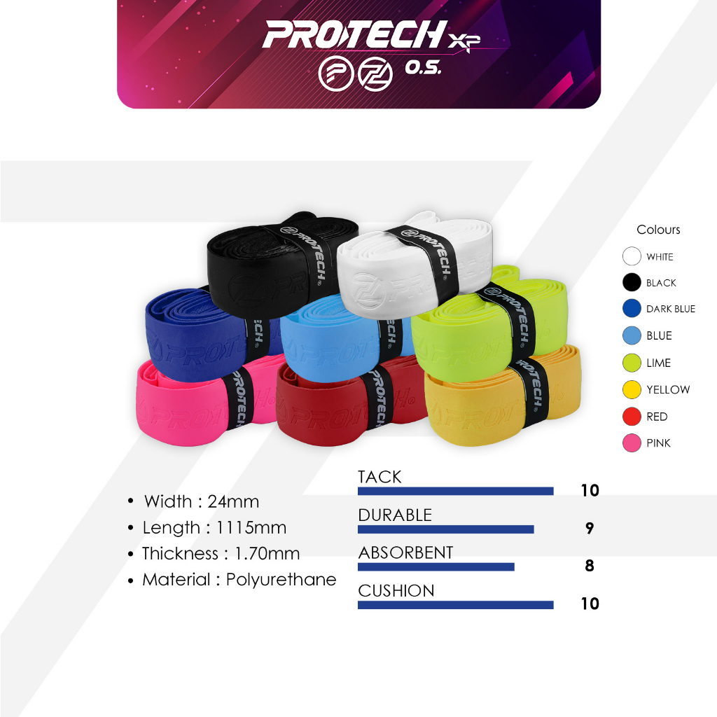 Protech ด้ามจับไม้แบดมินตัน - Hi Soft PU