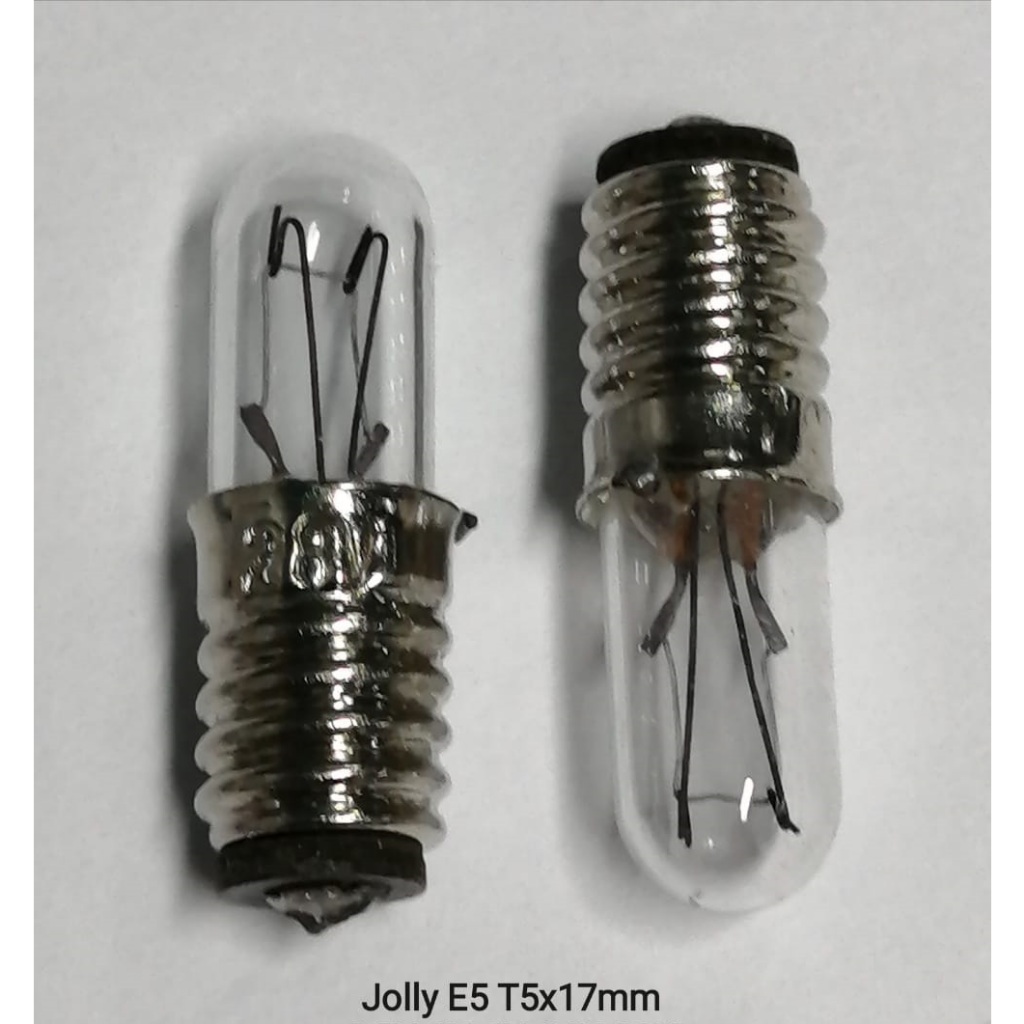 [10 ชิ้น][50 ชิ้น] JOLLY E5 2.5V, 3V 0.5W 4.8V MINIATURE- STK School โคมไฟโครงการวงจรไฟฟ้า (seklah p