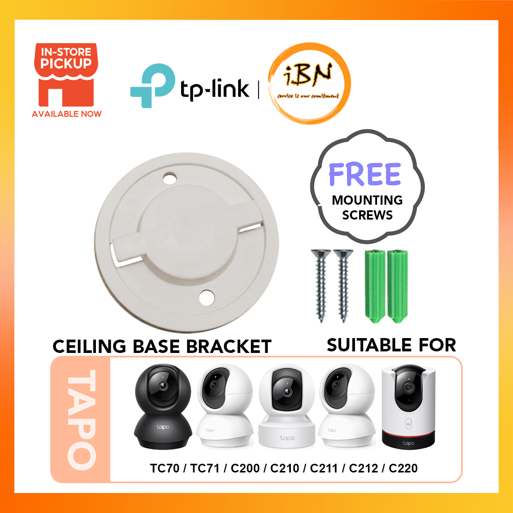 TAPO กล้องวงจรปิด Wall Mount ฐานเพดาน Bracket กล้องรักษาความปลอดภัยแขวนสําหรับ TP-LINK C200/C210/TC7